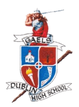 The Dublin High School Gaels crest
